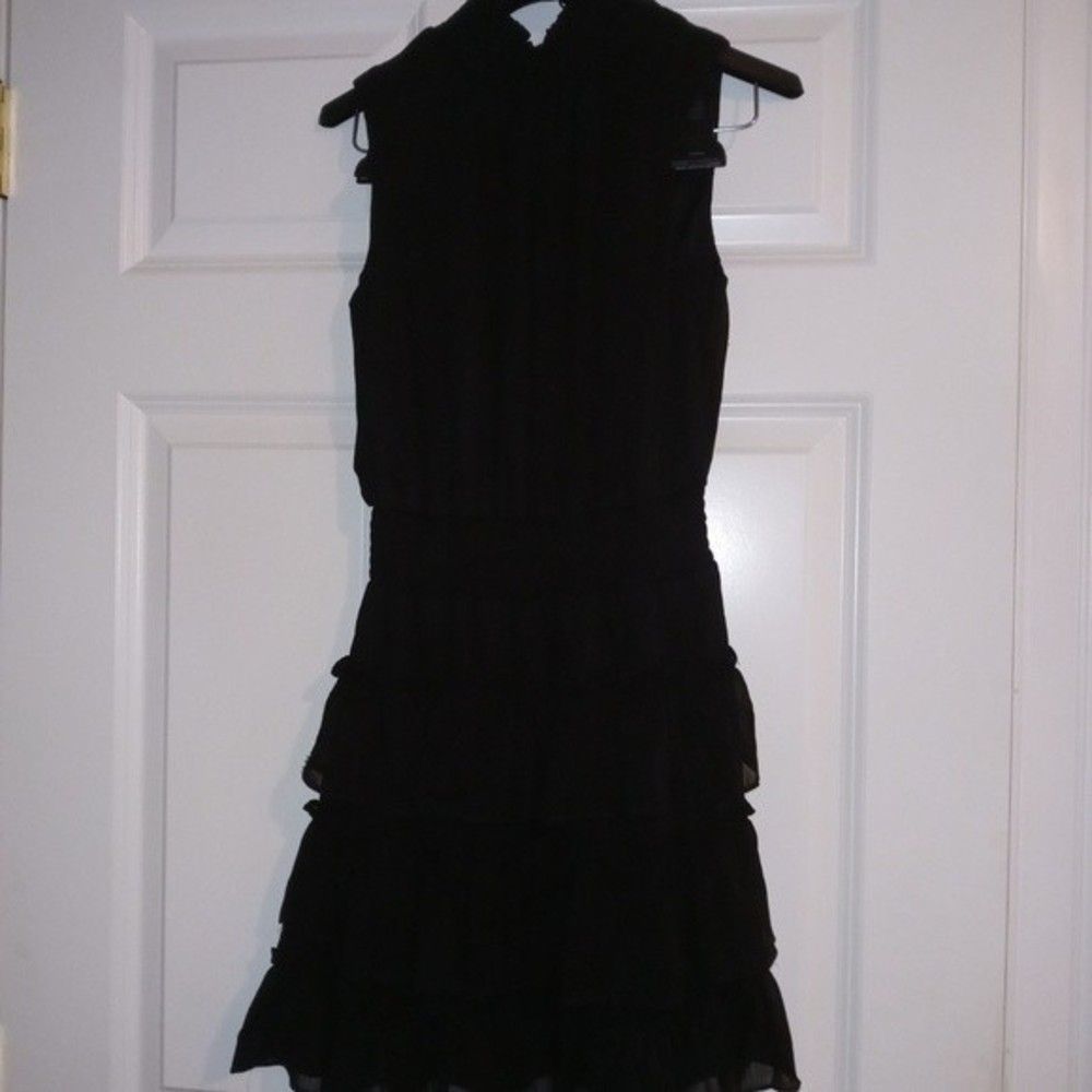 NWT Love Moschino Black Ruffle Dress - Picture 6 of 13